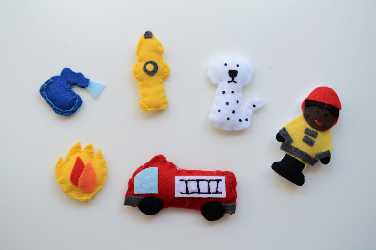 Felt Play Set - Firefighter