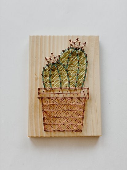 Medium String Art Kit - Flower Cactus