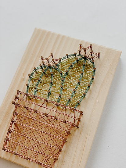 Medium String Art Kit - Flower Cactus Knot Really Art