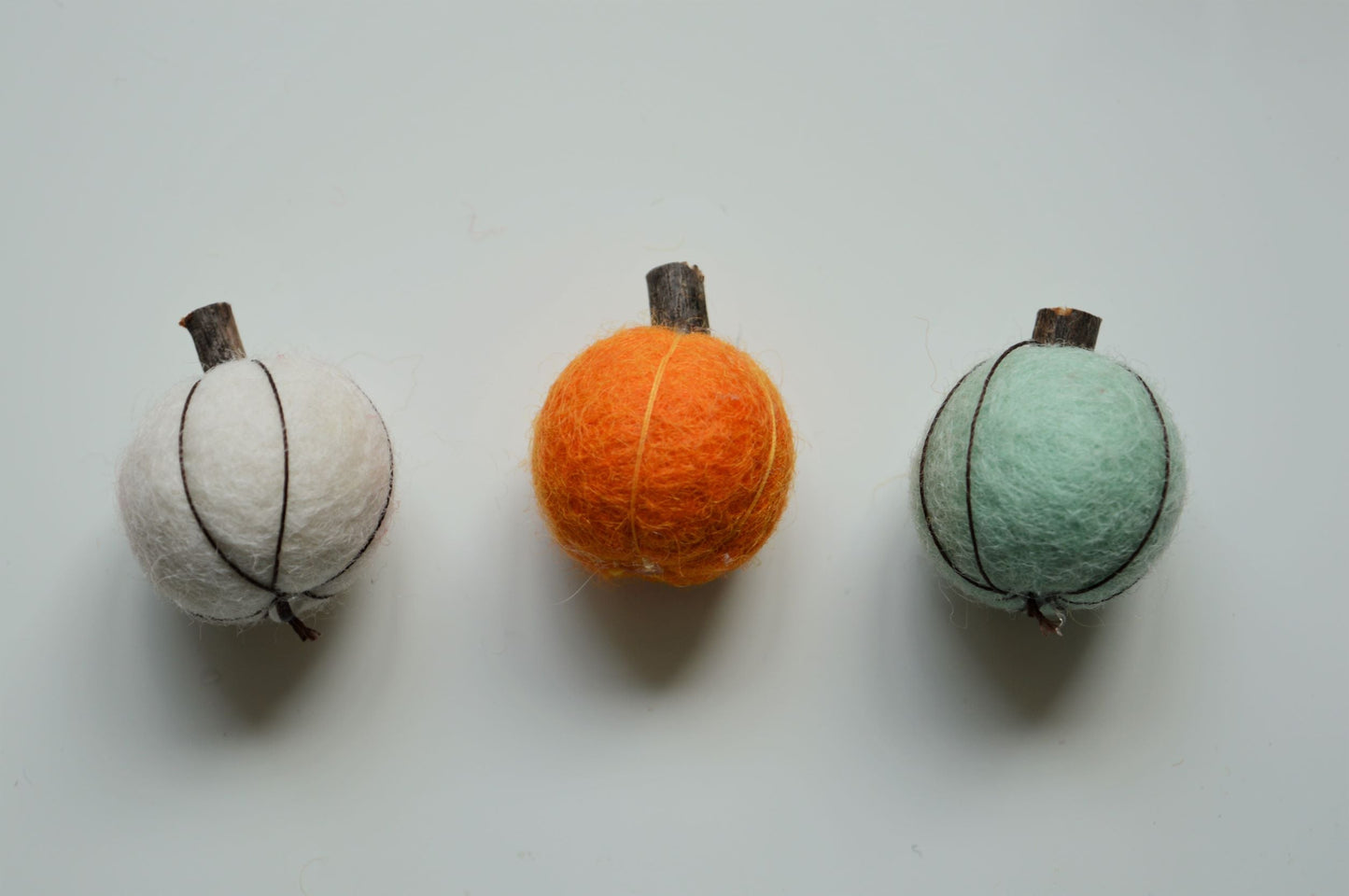 Stone Softies - Pumpkin Magnets Eleanor Rosa Felt