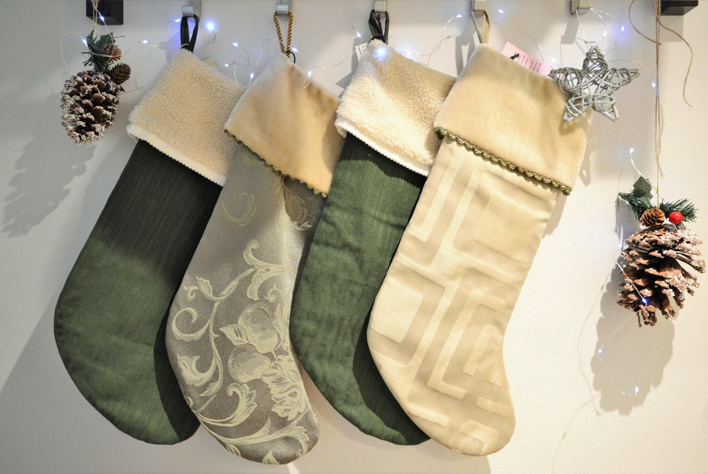 Holiday Stockings - Beige Izzy's Imperfect Items