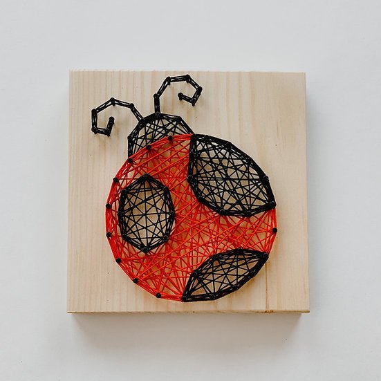 Small String Art Kit - Ladybug