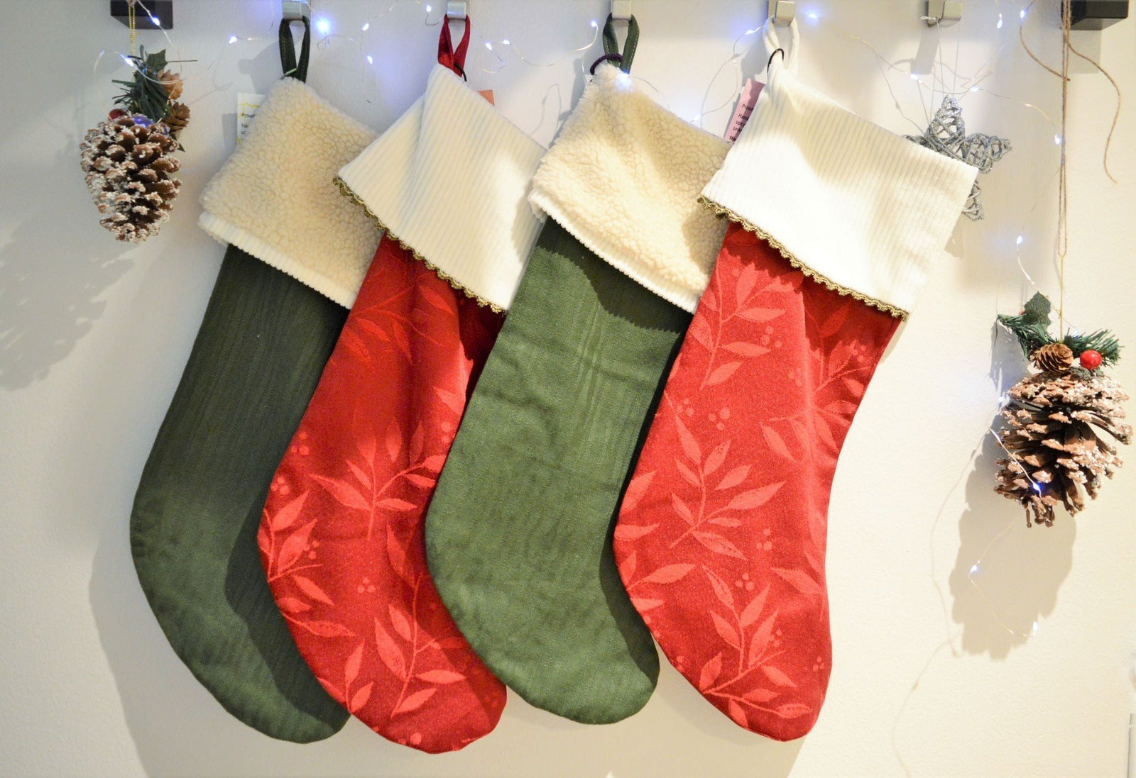 Holiday Stockings - Red Izzy's Imperfect Items