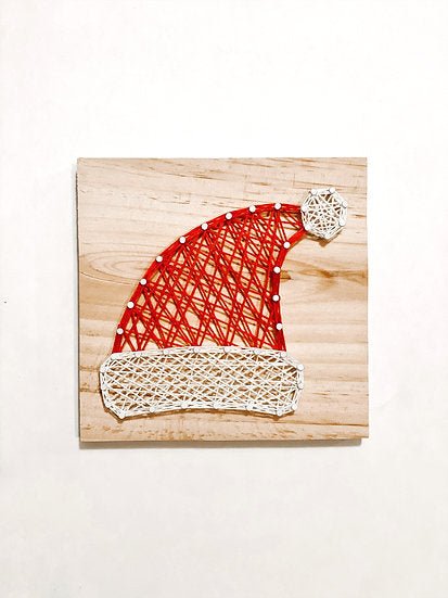 Small String Art Kit - Santa Hat
