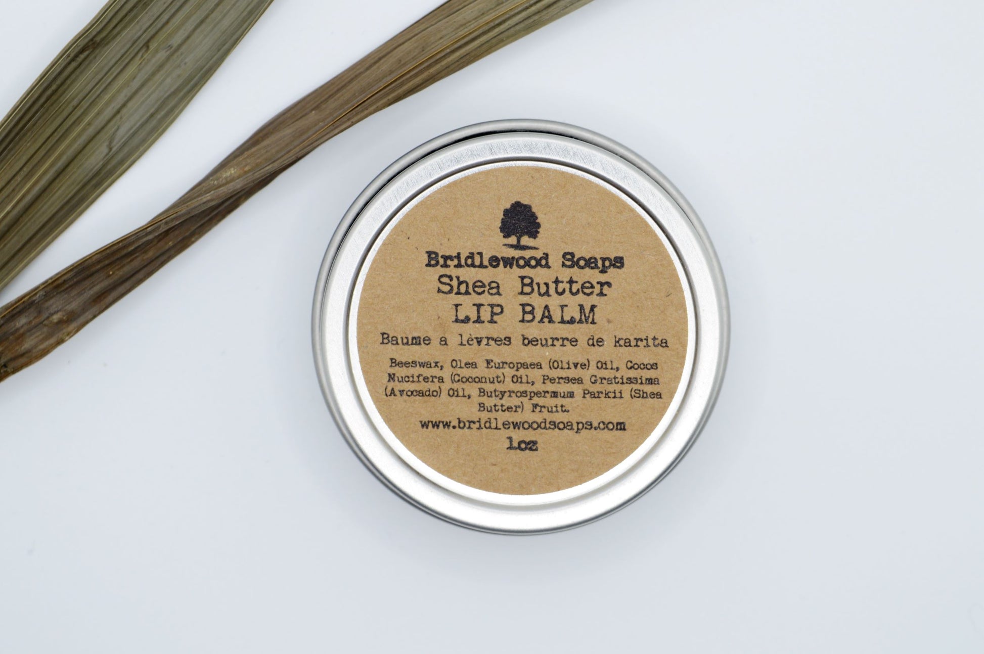 Unscented Shea Lip Balm Bridlewood Soaps