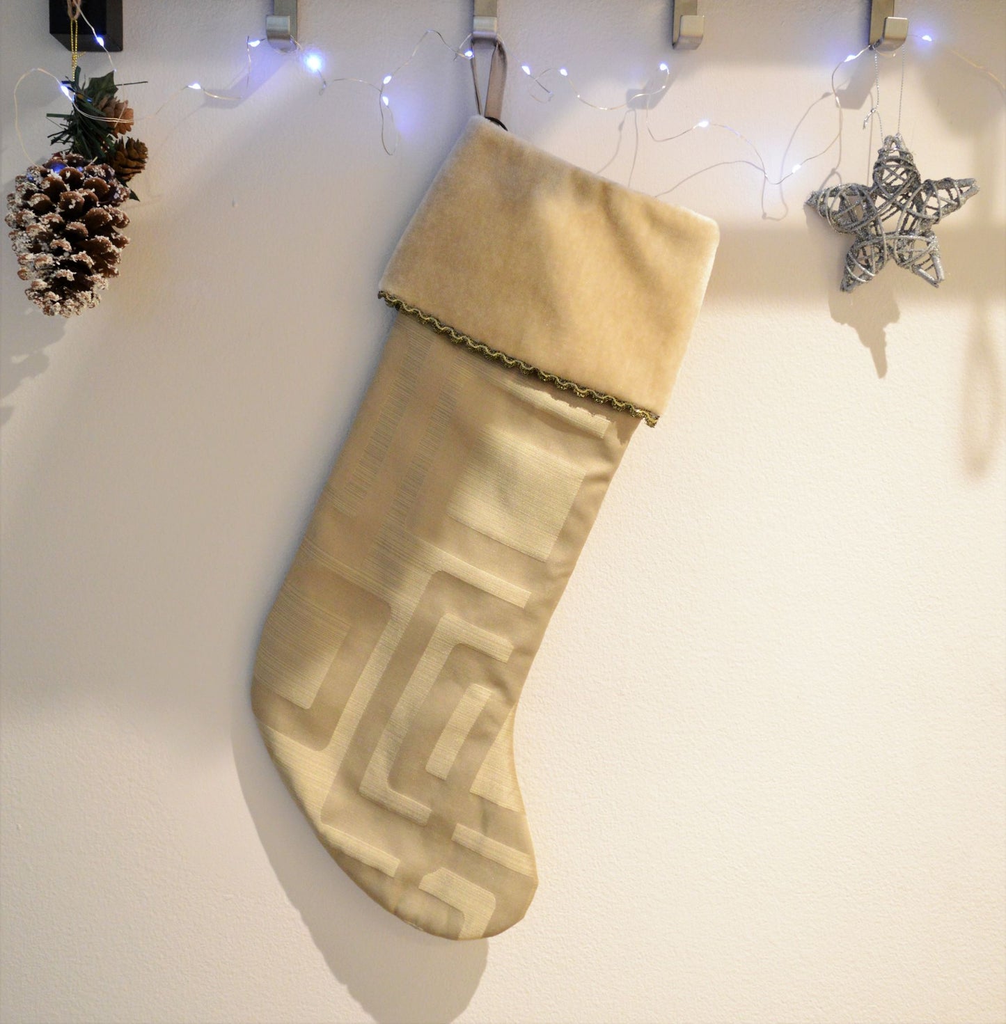 Holiday Stockings - Beige Izzy's Imperfect Items