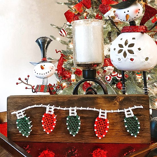 Large String Art Kit - String of Lights