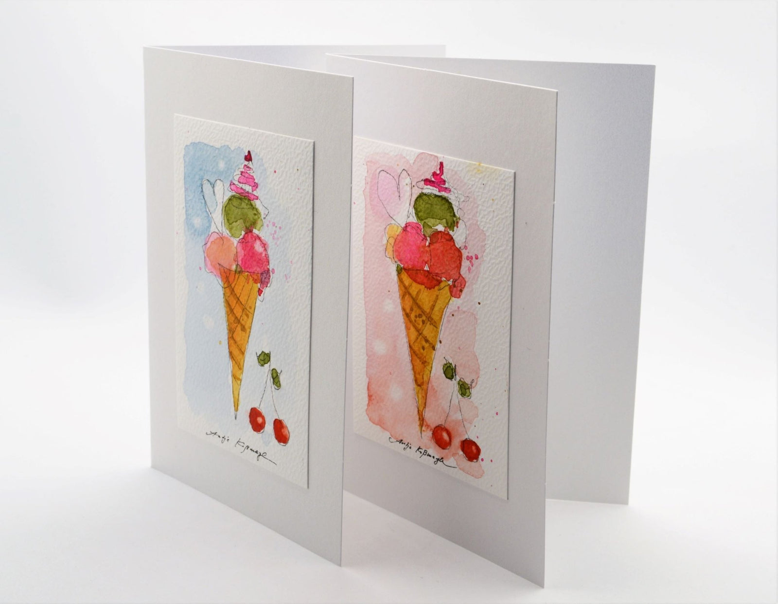 Ice Cream Cone Greeting Card