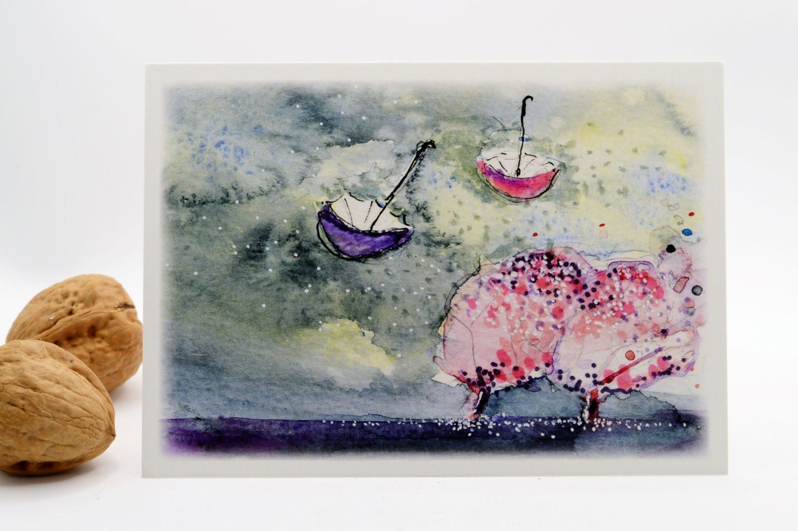Windy Day Postcard